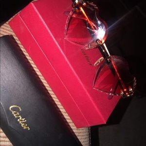 Cartier heart lens glasses